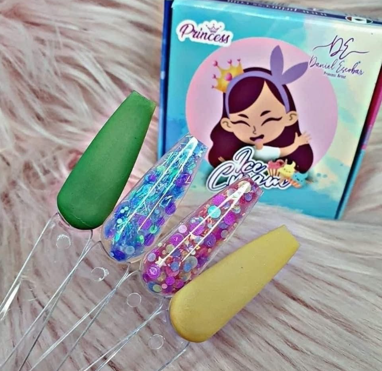COLECCION ACRILICOS ICE CREAM PRINCESS